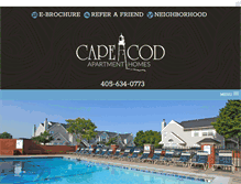 Tablet Screenshot of capecodapartments.info